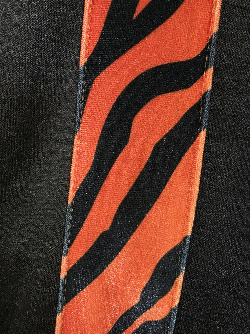 Aviator Nation AV Jogger Set with Orange Tiger-Stripe Velvet Trim - Picture 4 of 16
